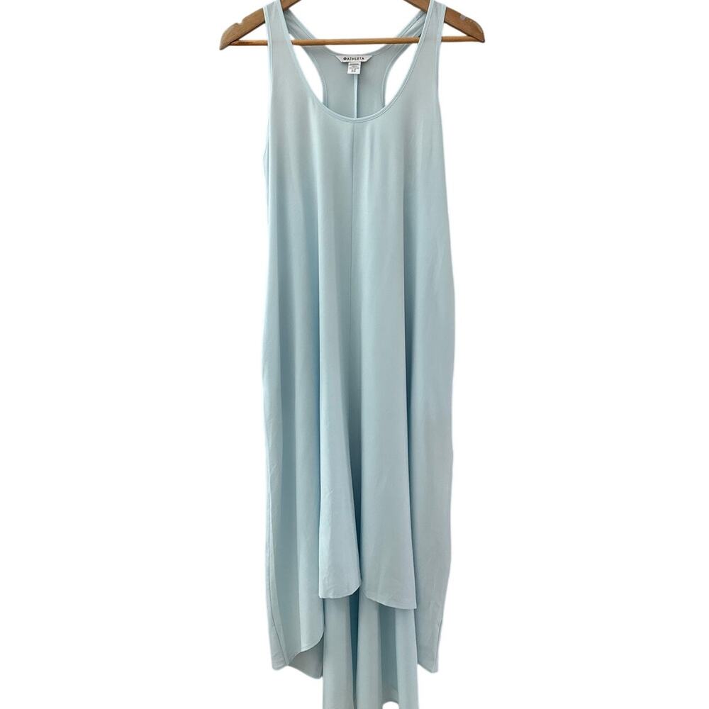 Athleta Presidio Traveler Maxi Dress Light Blue Size Small - Picture 2 of 9